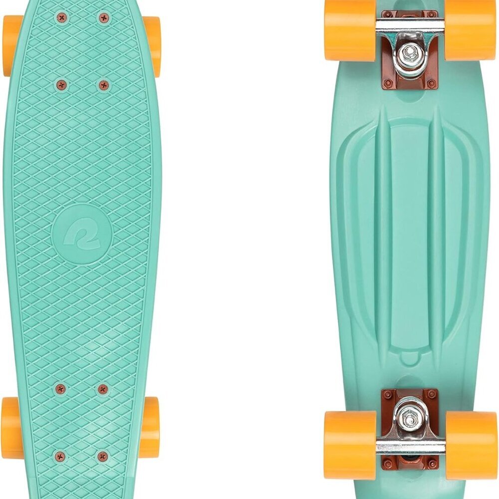 Quip Mini Cruiser Skateboard 22.5" Classic Retro Plastic Cruiser Complete Skateb